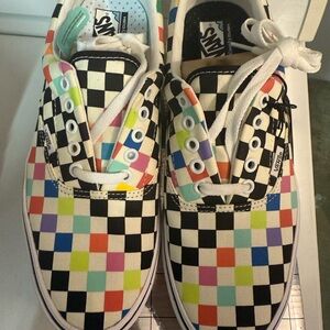 Vans Multicolor Checkered Sneakers
